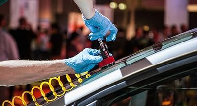 New windshield installation